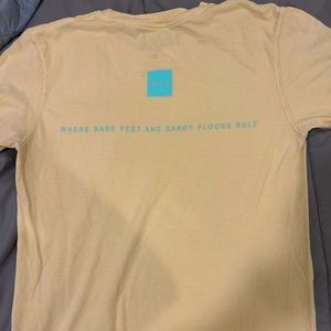 Yellow seaside T- shirt